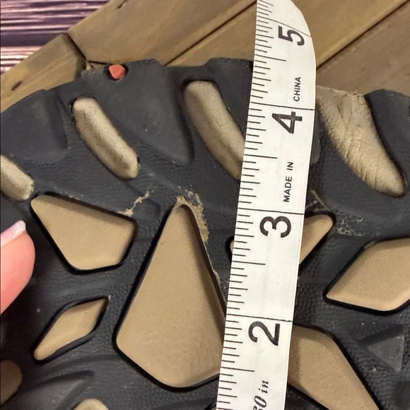 Keen Men's Arroyo II Waterproof Trekking Brown and Orange Shoes - Picture 11 of 13